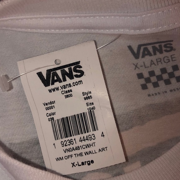 white vans t-shirt - Picture 2 of 3